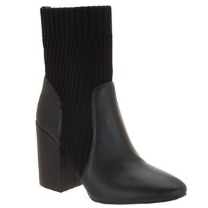 Vince Camuto Leather/Textile Ankle Boots